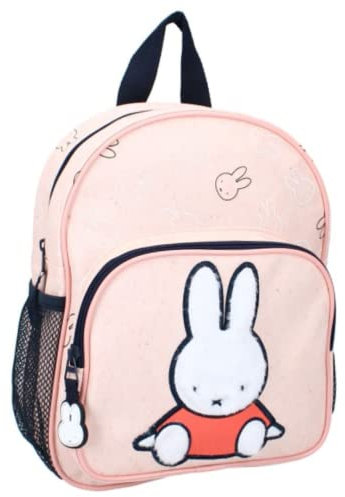 mybagstory - Rucksack – Miffy – Rosa – Kinder – Schule – Kindergarten – Schulranzen für Mädchen – Größe 29 cm – verstellbare Träger – Geschenkidee