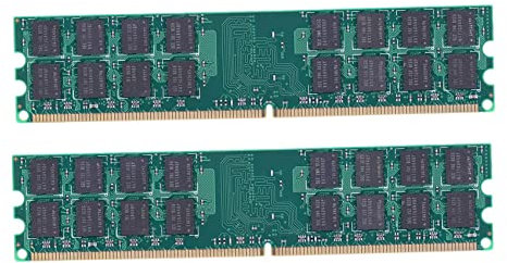 Pavewood Lot de 2 mémoires RAM DDR2 4 Go 1,5 V 800 MHz PC2-6400 240 broches DIMM tampon non ECC pour carte mère AMD