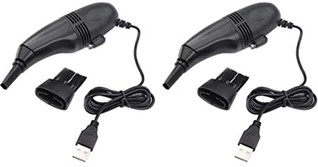BRIUERG 2X USB Aspirapolvere Tastiera per Laptop PC Computer - Casa Ufficio PC Tastiera Pulizia Strumento