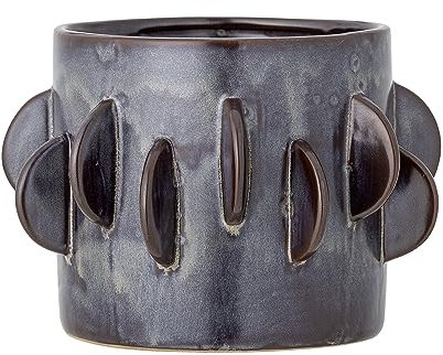 Bloomingville - Roza Flowerpot, Grau, Steingut (82060456)