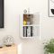 THOYTOUI TV-Wandschränke, TV Board Wohnwand Lowboard hängend Medienwand Geeignet für Küche Schlafzimmer Büro Hotel 2 STK. Hochglanz-Weiß 30.5 x 30 x 30 cm