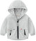 Volunboy Bébé Garçon Veste à Capuche, Enfant Poche Zippée Automne Blousons Manteau(Gris,2-3 ans,Taille 100)