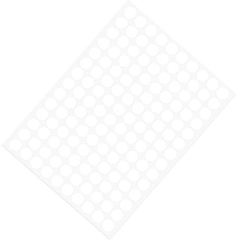 METALLIXITY Screw Hole Cover Stickers (12mm Dia) 420Pcs in 3 Sheet, PVC Shelf Peg Sealing Cap Waterproof - for Cupboard Closet Furniture, White