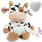 Peluche Bruit Blanc Bebe 15 Mélodies - Minuteur Automatique et Détecteur de Pleurs -Charge USB incluse | Musique pour dormir | Cadeau naissance | Veilleuse bruit blanc bebe | Boite a musique bebe