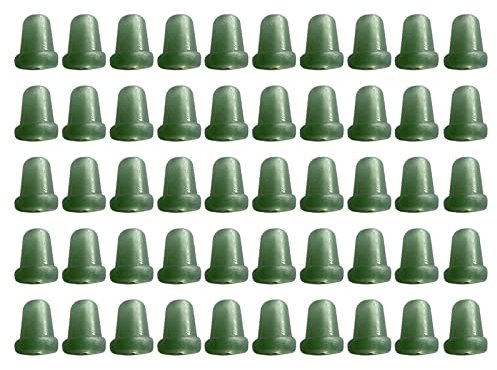 Yeselino 50Pcs Carp Fishing Hook Stops Beads Carp Accessories Rubber Lures Stoper Boilie Stop Terminals Tackle Tool