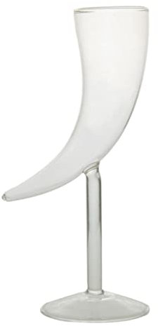 Ciieeo Vintage Wine Goblet Glasses Cocktail Holder Martini Glasses Moon Shape Drinkware for Bar Home Restaurant