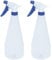 Ribimex Ribiland 03228 - Vaporizador (1 L), Color Blanco (Paquete de 2)