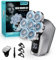 Gisaae Rasoir Tete Chauve Homme, rasoir 7D amélioré pour hommes chauves, rasoir électrique humide/sec étanche IPX7, kit de toilettage de barbe avec écran LED, rasoir rechargeable pour tête chauve