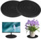 2Pcs Base Giratoria 360° Manual, 20CM Plataforma giratoria Universal, Multiusos Tocadiscos con Rodamientos de Bolas de Acero, Soporte Giratorio Multifuncional, para TV Monitor Artesanía Plantas Bonsai