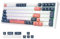 Redragon K723 - Teclado mecánico cremoso para juegos inalámbrico, interruptores lineales prelubricados intercambiables en caliente, diseño de junta de interruptores lineales Tri-Mode