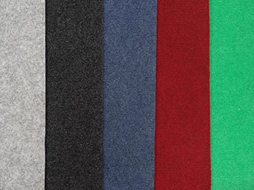 Auslegeteppich Nadelfilz-Meterware Malta B1, grau, Zuschnitt (2m breit, 4m lang)