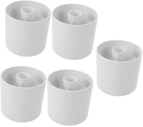 TOYANDONA Lot De 5 Coupelles De Golf En Plastique Blanc Pour Remplacer Les Coupelles De Golf D'Intérieur