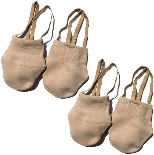 Halbsohlen Ballettschuhe Ballettschläppchen Pirouette Tanzschuhe Schläppchen für Mädchen Tanzschuhe halbe Zehe Gymnastikschuh Ballett Tanz Yoga Schuhe