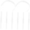 Beaupretty 8pcs Transparent Silicone Elastic Shoe Straps for Snow Boots Comfortable Versatile Shoelaces Replacement for Snow Pants Fit and Stylish Design