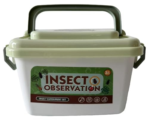 A2Z 4 Kids Nature Explorer Insect Observation Kit for Kids Microscope Bug Viewer Science Experiment Set with Magnifying Glass Net Bug Catcher Lab Tools Outdoor STEM Toy Age 3 4 5 6 7+
