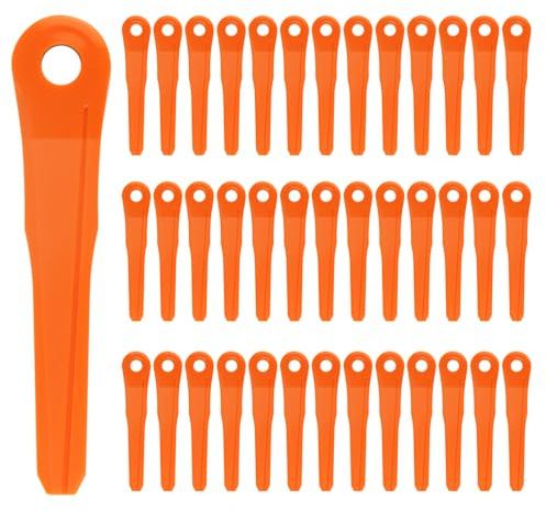 Odashen Lot de 40 lames en plastique 4002 007 1000 pour Stihl PolyCut 6-2, 6-3, 7-3, 28-2, 48-2, 27-3, 47-3, lames de rechange pour tondeuse Stihl PolyCut