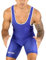 Elite Sports Herren-Wrestling-Singlets, Standard-Singlet für Herren, Wrestling-Uniform (Blau, XL)