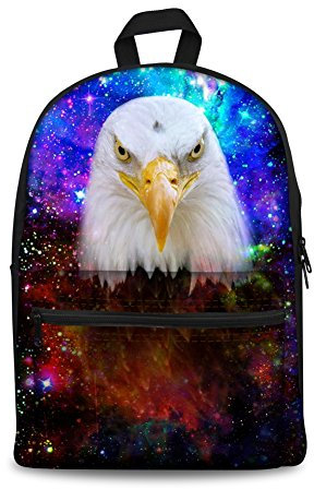 HUGSIDEA Schulranzen galaxy animal5 L