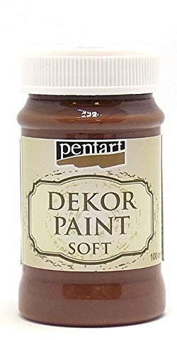 Zita's Creative Dekor Paint Chalky matt 100ml - braun. Kreidefarbe, Vintagefarbe, Mattfarbe, Bastelfarbe