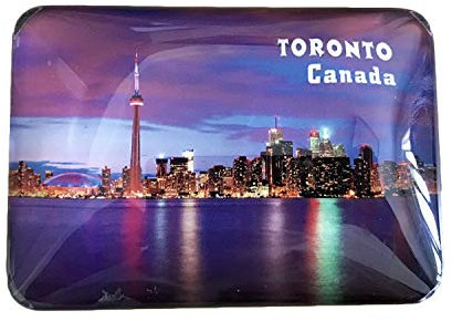 3D Kanada Toronto Kühlschrank Kühlschrankmagnet Kristall Glas Magnet Handmade Tourist Travel Souvenir Sammlung Geschenk Whiteboard Magnetischen Aufkleber Dekoration