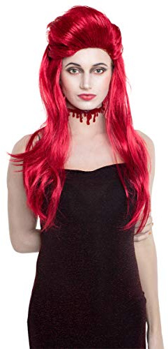 Folat 26753 Perücke lange Haare Rot