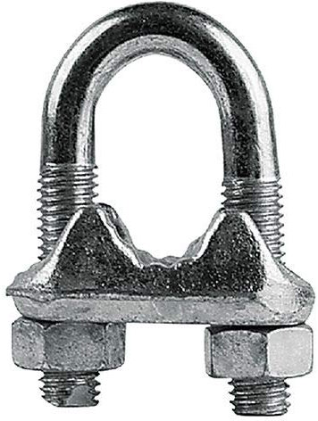 Klemme für Seile, 10 mm - 2 Stück.