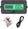 DollaTek TY02K 50A 8-80V Lithium-Eisen-Batterie Monitoranzeige Lithium-Batterie Blei-Säure-Batterie Leistungsanzeige Kapazität Anzeigetafel Batteriekapazität Monitoranzeige