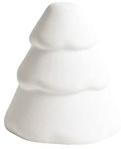 Cooee Design Snowy - Albero di Natale in ceramica, 10 cm, colore: Bianco