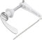 Ancable Toilet Flush Handle Replacement, Chrome Plated Replacement Metal Cistern Lever Handle for Toilet Wc Cistern Tank