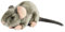 Uni-Toys - Maus grau, liegend - 17 cm (Länge) - Plüsch-Nagetier - Plüschtier, Kuscheltier