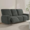 FANSU Housse de Fauteuil Relax Extensible 1 Places, Housse de Fauteuil Relax Inclinable Electrique avec Poche, 8 Pièce Lavable Protege de Meubles pour Canapé Inclinable (Anthracite,3 Places)