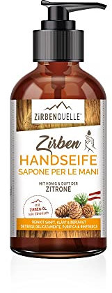 ZIRBENQUELLE Handseife Zirbe Honig 250ml.