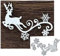Metall-Stanzformen mit Weihnachtsmotiv, Merry Christams, Hirsch, Schneeflocke, Stanzschablonen, DIY, Scrapbooking, dekorative Prägepapier, Scrapbooking, Kartenherstellung