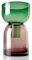Cloudnola Grand Vase à Fleurs réversible en Verre et Vase à bourgeons, Vert et Rose, 24,1 cm de Hauteur x 14,2 cm de diamètre, décoration d'intérieur, de Mariage et d'événement