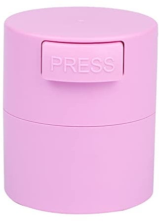 NAUZE Eyelash Glue Container Storage Eyelash Extensions Adhesive Jar Portable Sealed Tank Lash Supplies Lash Organizers for Women Grafting Eyelash Home DIY or Travel (Pink)