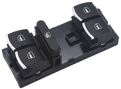 GEEANDLY Interrupteur de Lève-Vitre Bouton électrique pour Fenêtre 5ND959857 5K4959857 Compatible avec Jetta pour Golf Polo pour Passat Caddy pour Tiguan Touran