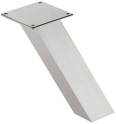 Gedotec Barkonsole | 1 Stück - Konsole Edelstahl - schräg quadratisch | Höhe 170 mm | Tragkraft 20 kg | Halterung inkl. Befestigungsmaterial | Träger für Küchen - Arbeitsplatten - Bars - Möbel