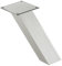 Gedotec Barkonsole | 1 Stück - Konsole Edelstahl - schräg quadratisch | Höhe 170 mm | Tragkraft 20 kg | Halterung inkl. Befestigungsmaterial | Träger für Küchen - Arbeitsplatten - Bars - Möbel