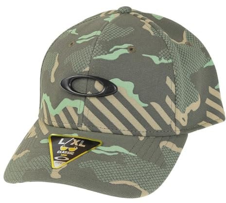 Oakley Herren Tincan Hat Verschluss, Grüne Streifen/Griff-Tarnmuster, SMALL