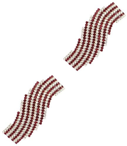 minkissy 2pezzi Fermaglio Da Donna Strass Accessorio Elegante Per Cerimonie e Eventi Decorazione Per Con Design Chic Clip Per Resistente Per Sposi e Feste