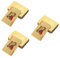 Toyvian 3 Stück 1 Kartenspielen Canasta-Karten Karten Spielen Spielchip Goldene Pokerkarten Glitzer Spielen Aus Kunststoff Leeres Kartenspiel Rollenspiel Goldmedaille China PVC