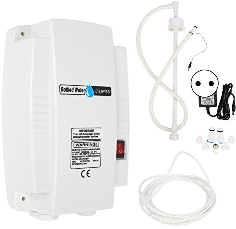 Flaschenwasserspender, Wasserspender-Pumpensystem, Einrohrig, Selbstansaugende Elektrische Trinkwasserpumpe, Kaffee-, Heiß- und Kaltwasserspender (EU-Stecker)