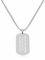 TIMANDO Dog Tag Kette Herren personalisiert, Militär Halskette mit Gravur aus Edelstahl