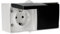 Jandei - Doble Mecanismo Superficie, Estanco para Exterior, Resistente al Agua IP54, 10A 250V (Enchufe Schuko + Interruptor)