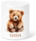 Bär Spardose Kinder personalisiert mit Namen Geldgeschenk zum Geburtstag für Jungen & Mädchen Geschenk Sparschwein aus Keramik
