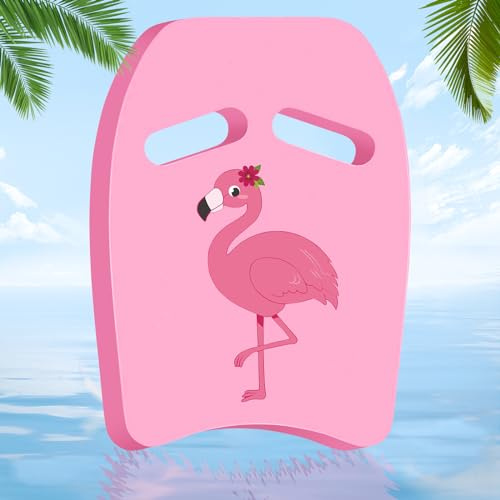 Schwimmbrett Kinder, Schwimmhilfe Schwimmen Kickboard mit Griffen, Cartoon Muster Schwimmbretter Schwimmnudel Kinder ab 3-6,Schwimmhilfe für Schwimmübungen für Kinder und Schwimmanfänger