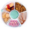 Snack Spinner Rotating Storage, kleiner Obst-Organisator, tragbarer Obst- und Süßigkeiten-Organisator für Kinder, Snack-Organisator für Kinder, kleiner Obst-Organisator für Kinder (mintgrün)