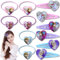 Haarspangen Mädchen, Eiskönigin Haarring Prinzessin Baby Haarspangen Kinder Frozen Haarschmuck Exquisite Süße Haarspangen Geburtstagsgeschenke Weihnachtsgeschenke Geschenke für Kleine Mädchen Kinder