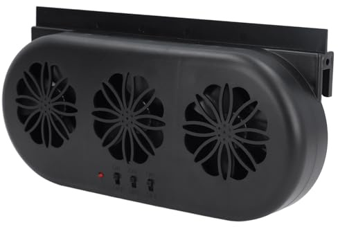 Auto-Fenster-Abluftventilator, 3 Ventilatoren, USB-betrieben, Fahrzeug-Fensterkühler, Ventilator, LKW, Wohnmobil, Luftzirkulation, Abgas-Rauchventilator für Schnelle Kühlung,