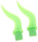 KONTONTY 1paar Kopfband Teufelshörner Für Kopfhörer Halloween Zubehör Für Gaming-headsets Mit Verstellbarem Haken Und Befestigung Kreative Kopfbedeckung Leicht Zu Installieren Passend